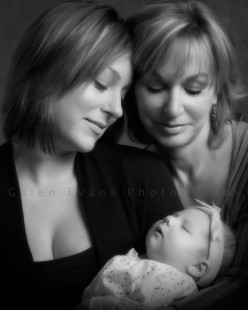 Portrait photography sample: Three Generations portrait