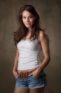 Casual studio portrait