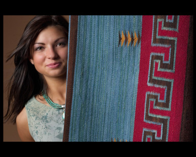 Product photography: Navajo textiles